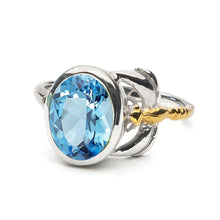 Load image into Gallery viewer, gallardoandblainedesigns_daydreamringbluetopaz
