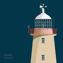 Load image into Gallery viewer, Howth Harbour Lighthouse - art print
