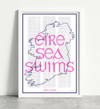 Load image into Gallery viewer, Neon Irish Sea Swims Print
